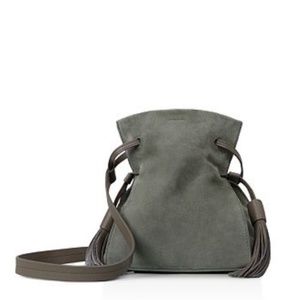 Allsaints mini freedom suede bag